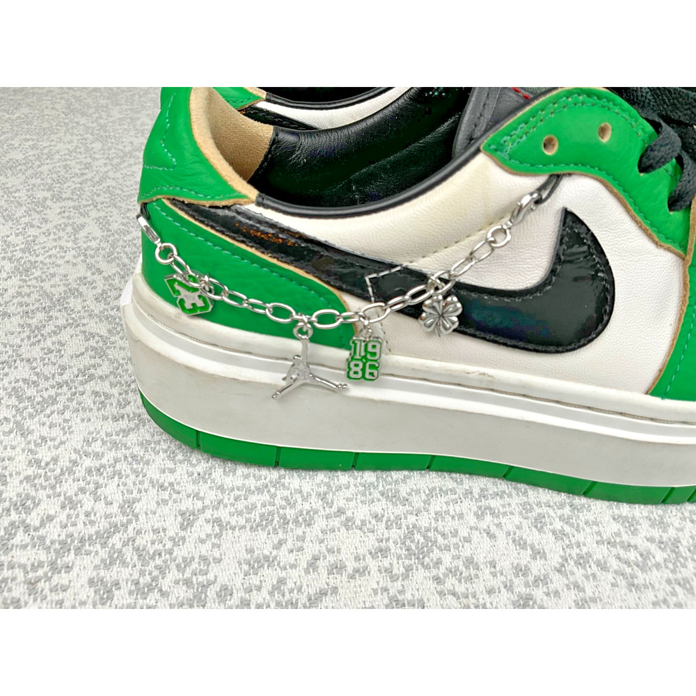 Jordan 1 Elevate Low SE Lucky Green Women's 9 Platform DQ8394-301 Lucky Lows - Picture 3 of 16